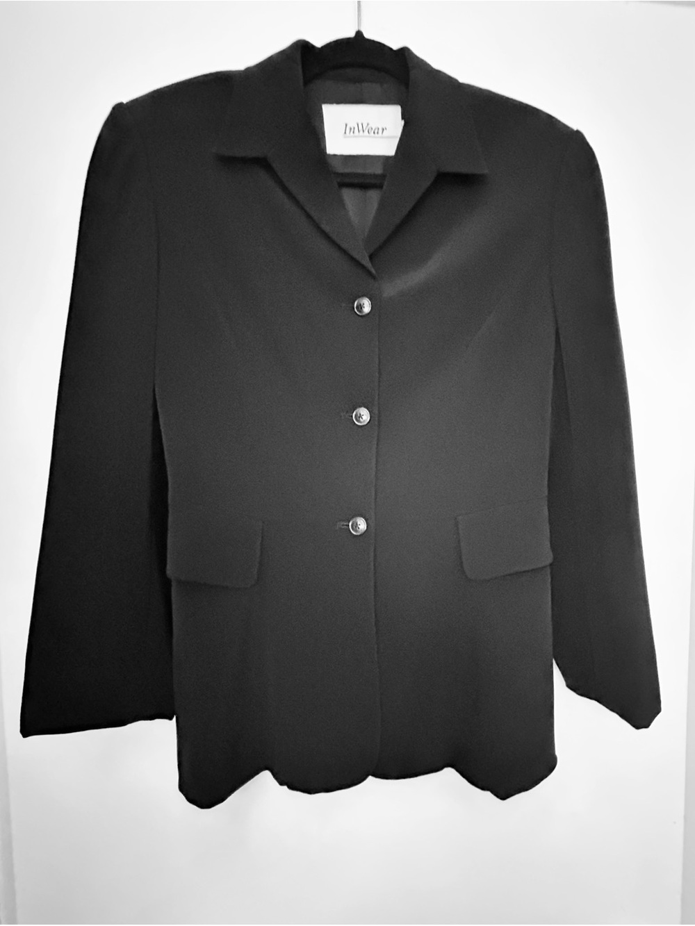 InWear Black Women's Tailored Single-Breasted Blazer